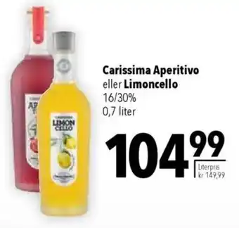 CITTI Markt Carissima Aperitivo eller Limoncello Angebot