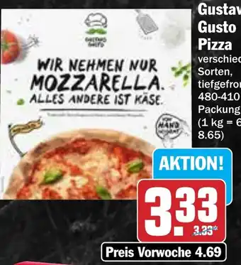 Hit Gustavo Gusto Pizza Angebot