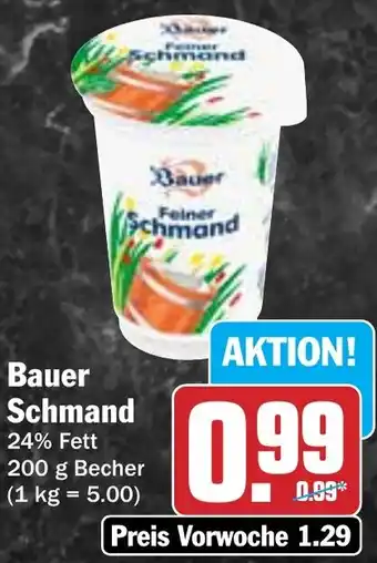 HIT Bauer Schmand Angebot