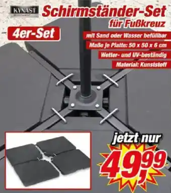 Posten Börse KYNAST Schirmständer-Set Angebot