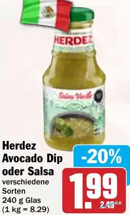 Hit Herdez Avocado Dip oder Salsa Angebot