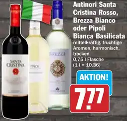Hit Antinori Santa Cristina Rosso, Brezza Bianco oder Pipoli Bianca Basilicata Angebot