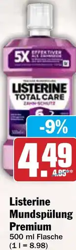 Hit Listerine Mundspülung Premium Angebot