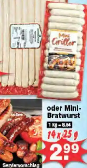 Krümet Sonderposten Mini Bratwurst Angebot