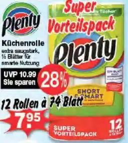 Krümet Sonderposten Plenty Küchenrolle Angebot