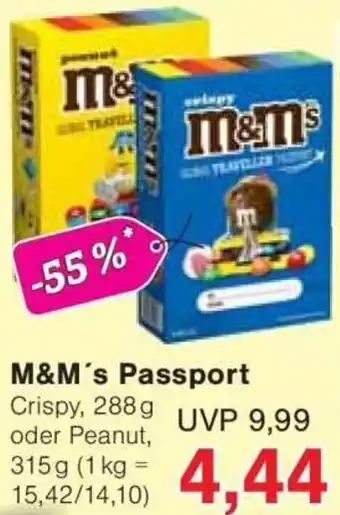 Jawoll M&M's Passport Angebot