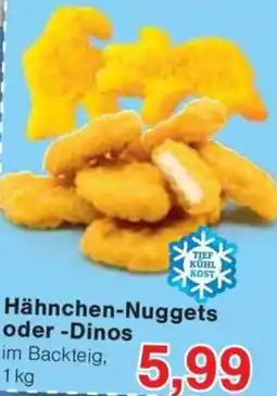 Jawoll Hähnchen-Nuggets oder Dinos Angebot