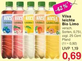 Jawoll Vilsa leichte Bio Limo Angebot