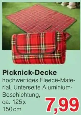 Jawoll Picknick-Decke Angebot