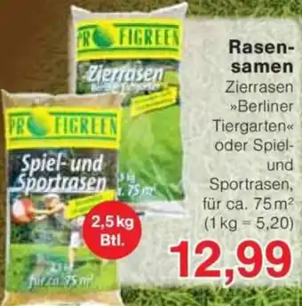 Jawoll Rasensamen Angebot