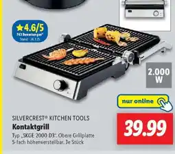 Lidl SILVERCREST KITCHEN TOOLS Kontaktgrill Angebot