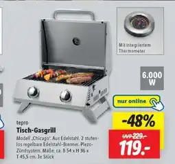 Lidl tepro Tisch-Gasgrill Angebot