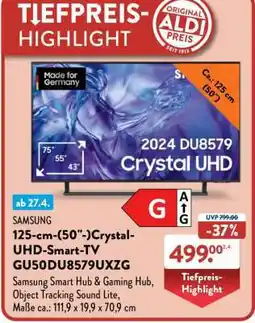 Aldi Nord 125-cm-(50-)-Crystal-UHD-Smart-TV GU50DU8579UXZG Angebot