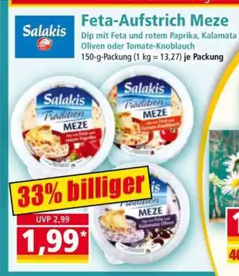 Norma Feta-Aufstrich Meze Angebot