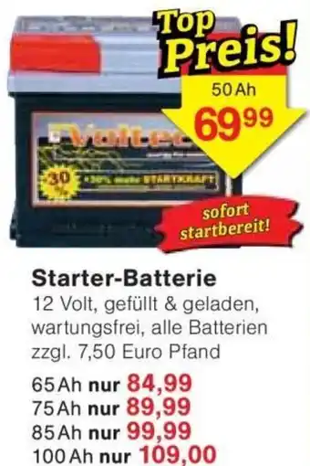 Jawoll Starter-Batterie Angebot