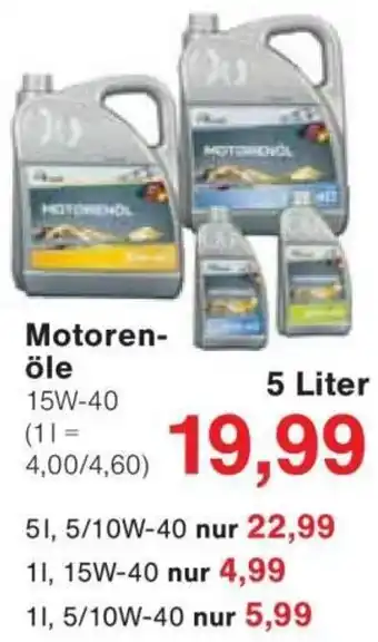Jawoll Motorenöle Angebot