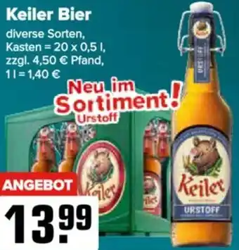 Logo Getränkemarkt Keiler Bier Angebot