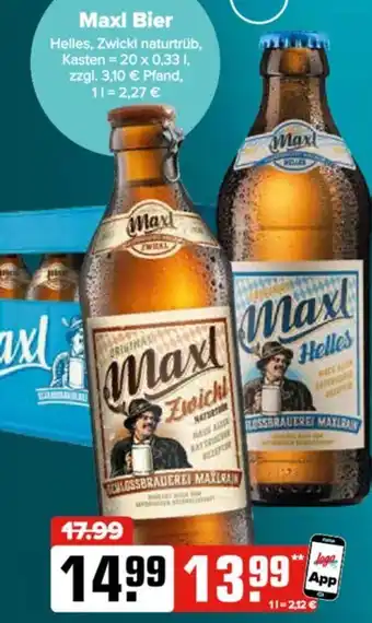 Logo Getränkemarkt Maxl Bier Angebot