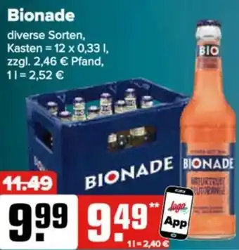 Logo Getränkemarkt Bionade Angebot