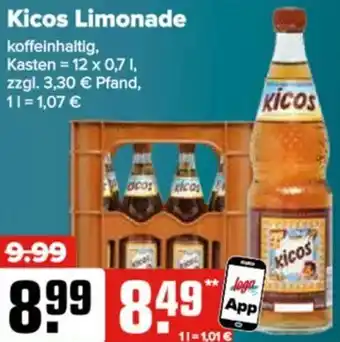 Logo Getränkemarkt Kicos Limonade Angebot