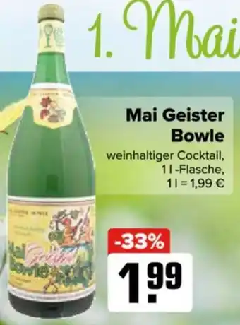 Logo Getränkemarkt Mai Geister Bowle Angebot