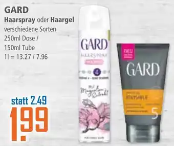 Klaas und Kock GARD Haarspray oder Haargel Angebot