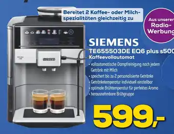 Euronics Siemens kaffeevollautomat Angebot