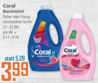 Klaas und Kock Coral Waschmittel Angebot