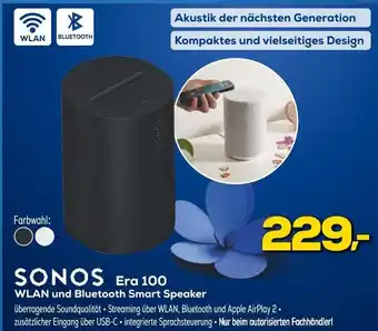 Euronics Sonos era 100 wlan und bluetooth smart speaker Angebot