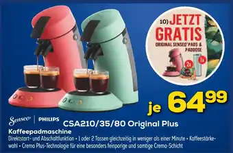 Euronics Senseo csa210/35/80 original plus Angebot
