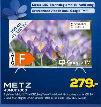 Euronics Metz 43mud7000 Angebot