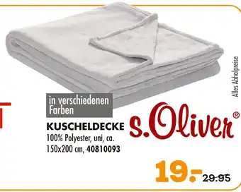 Möbel Kraft S.oliver kuscheldecke Angebot
