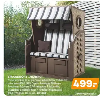 Möbel Kraft Strandkorb „hoberg“ Angebot