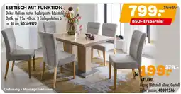 Möbel Kraft Esstisch mit funktion oder stuhl Angebot