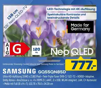 Euronics Samsung gq55qn85d Angebot