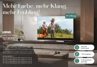 Euronics Loewe. stellar 77 dr+ mit alu Angebot