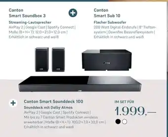 Euronics Canton smart soundbox 3 oder smart sub 10 oder smart sounddeck 100 Angebot