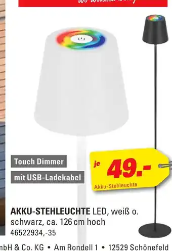 Höffner Akku-stehleuchte Angebot