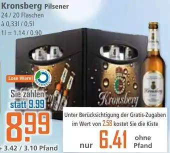 Klaas und Kock Kronsberg Pilsener Angebot