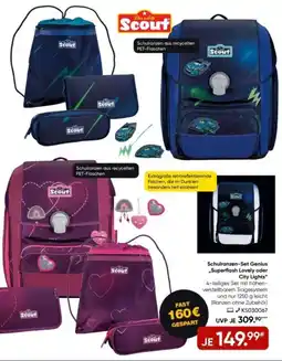 Galeria Scout Schulranzen-Set Genius Superflash Lovely oder City Lights Angebot