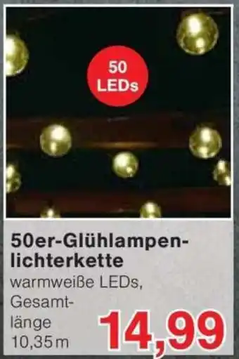 Jawoll 50er-Glühlampenlichterkette Angebot