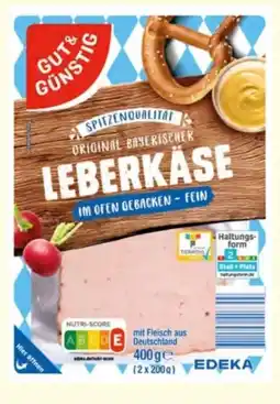 Feneberg Gut & Günstig Leberkäse Angebot