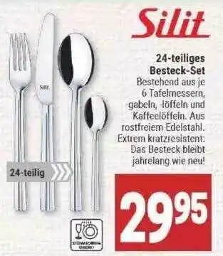 Marktkauf Silit 24 Teiliges Besteck Set Angebot