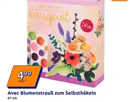 Action Avec blumenstrauß zum selbsthäkeln Angebot