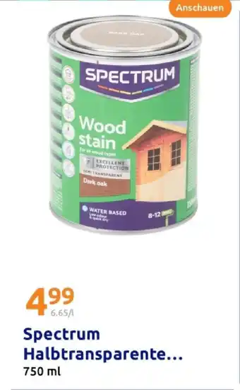 Action Spectrum halbtransparente Angebot