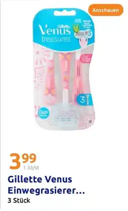 Action Gillette venus einwegrasierer Angebot