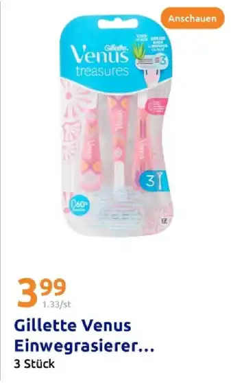 Action Gillette venus einwegrasierer Angebot