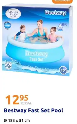 Action Bestway fast set pool Angebot