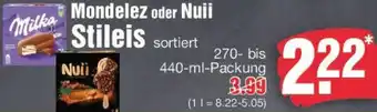 Edeka Milka Mondelez oder Nuii Stileis Angebot