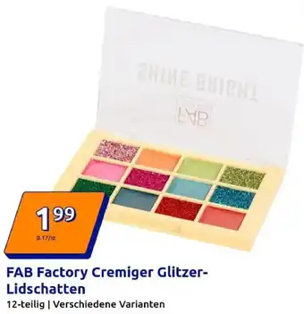 Action FAB Factory Cremiger Glitzer Lidschatten Angebot